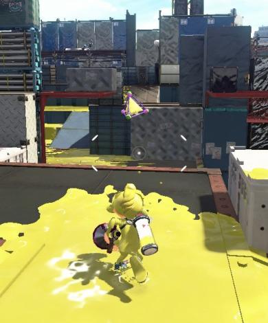 A player throwing a bomb